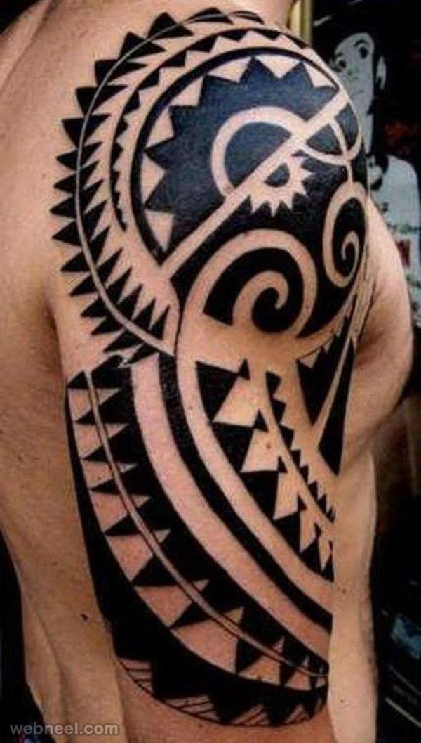 Update 96+ about shoulder tribal tattoo designs unmissable -  .vn
