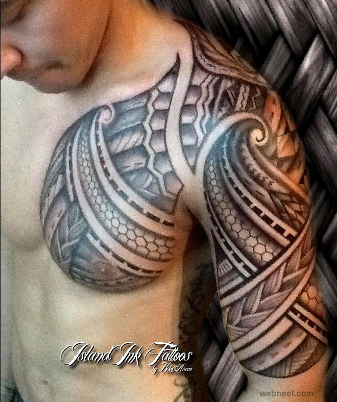 Top more than 71 tattoo on shoulder and chest  thtantai2