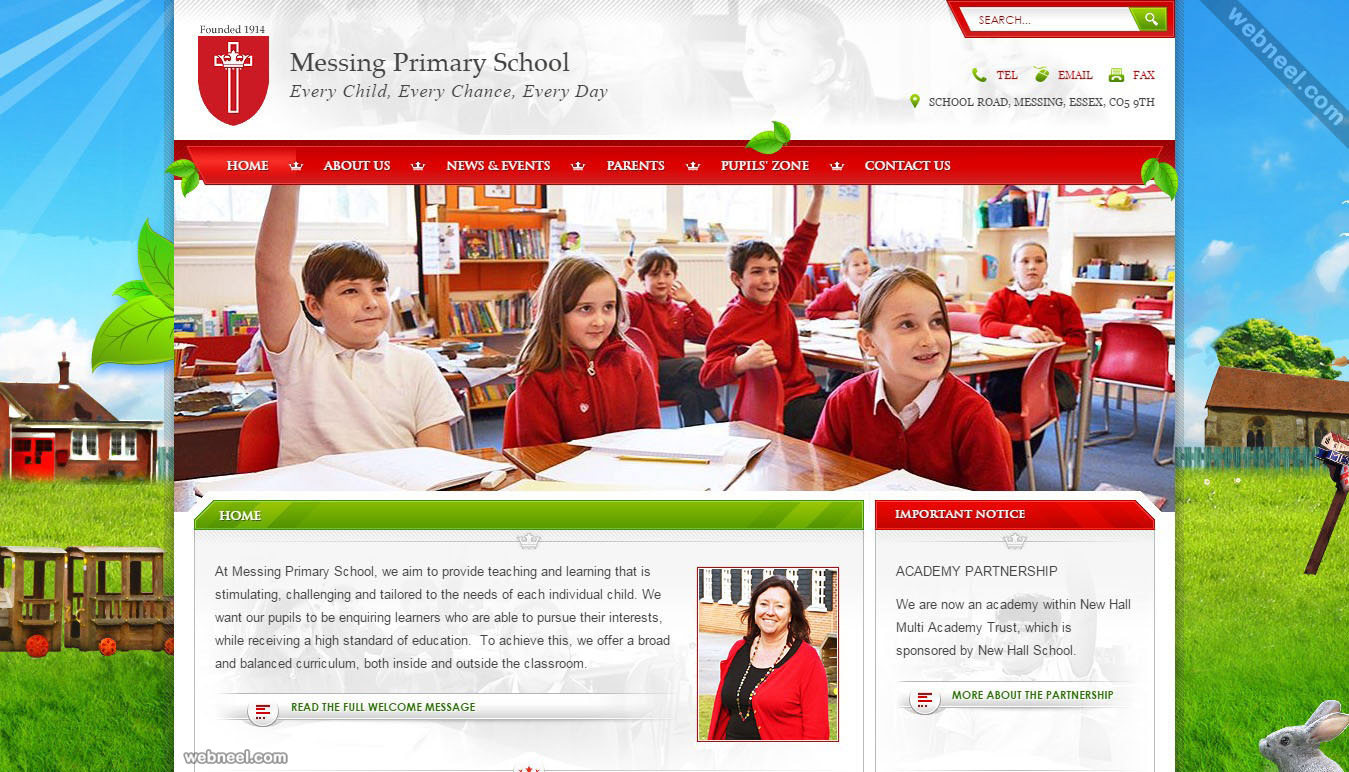 school website messing uk