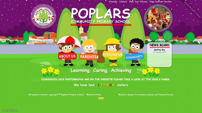 school website poplars