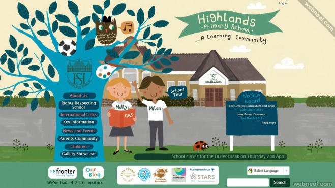 school website highlands