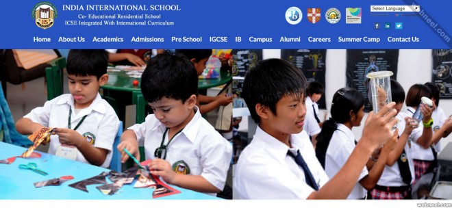 school website iis bangalore india