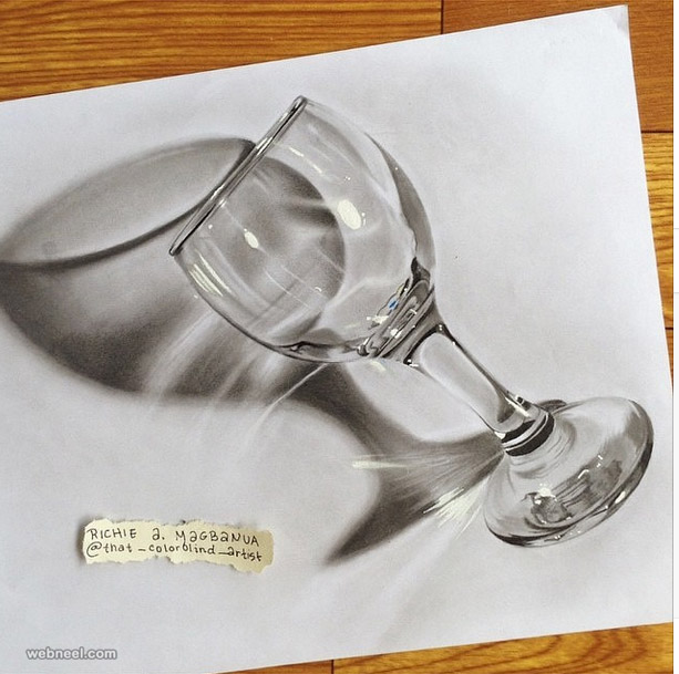 realistic 3d drawing by richie magbanua