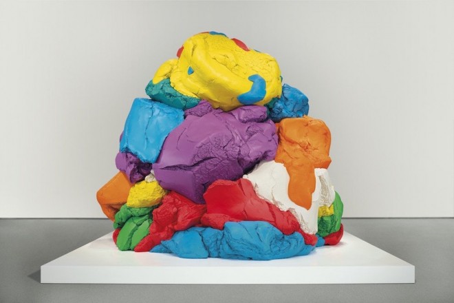 play doh sculpture by jeff koons