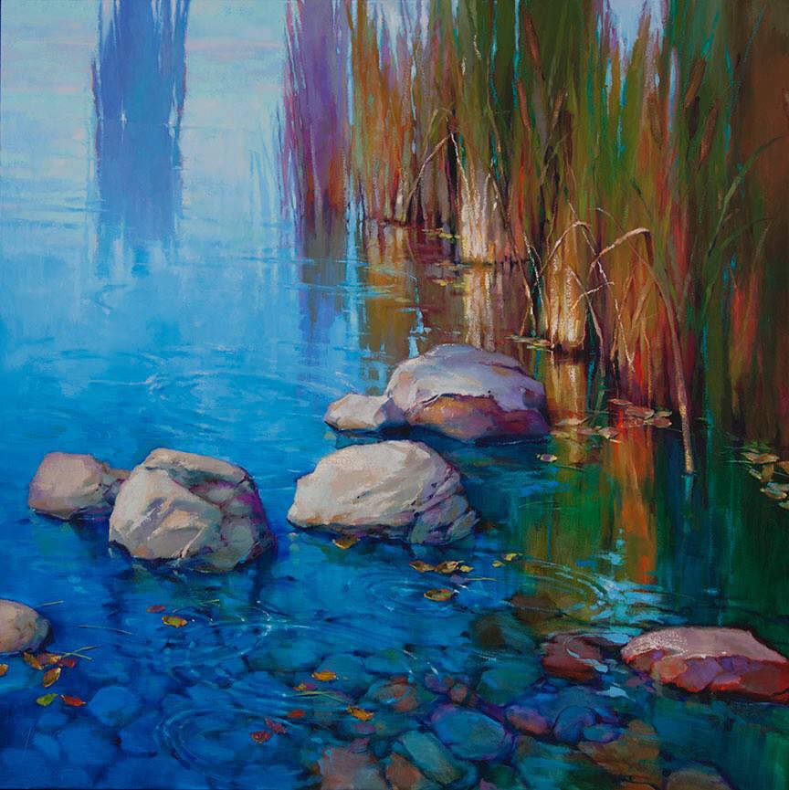oil painting stones by donna young