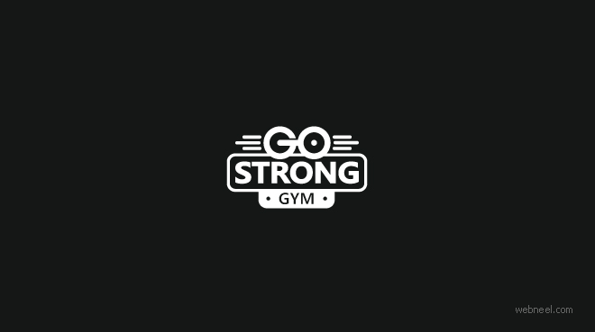 logo design gym fitness by gckdsgn
