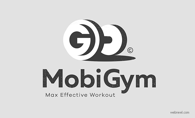 logo design gym fitness by piotrlogo