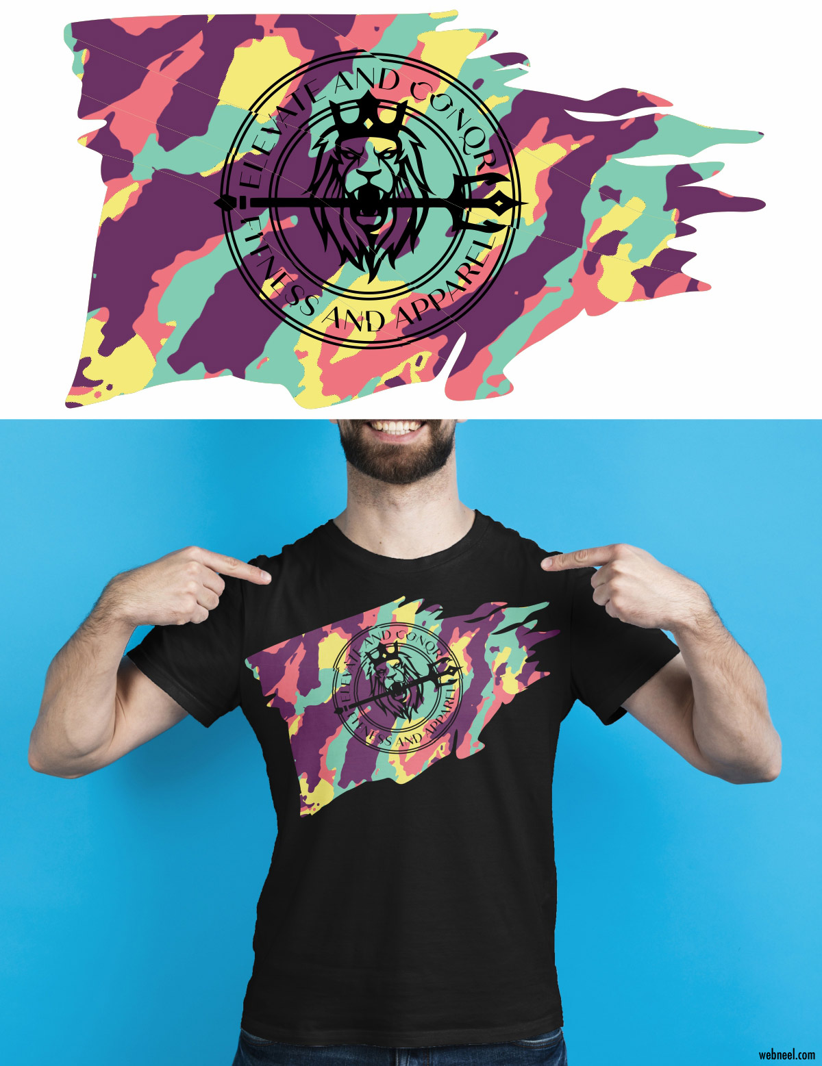tshirt graphic design idea by adjeiiblack