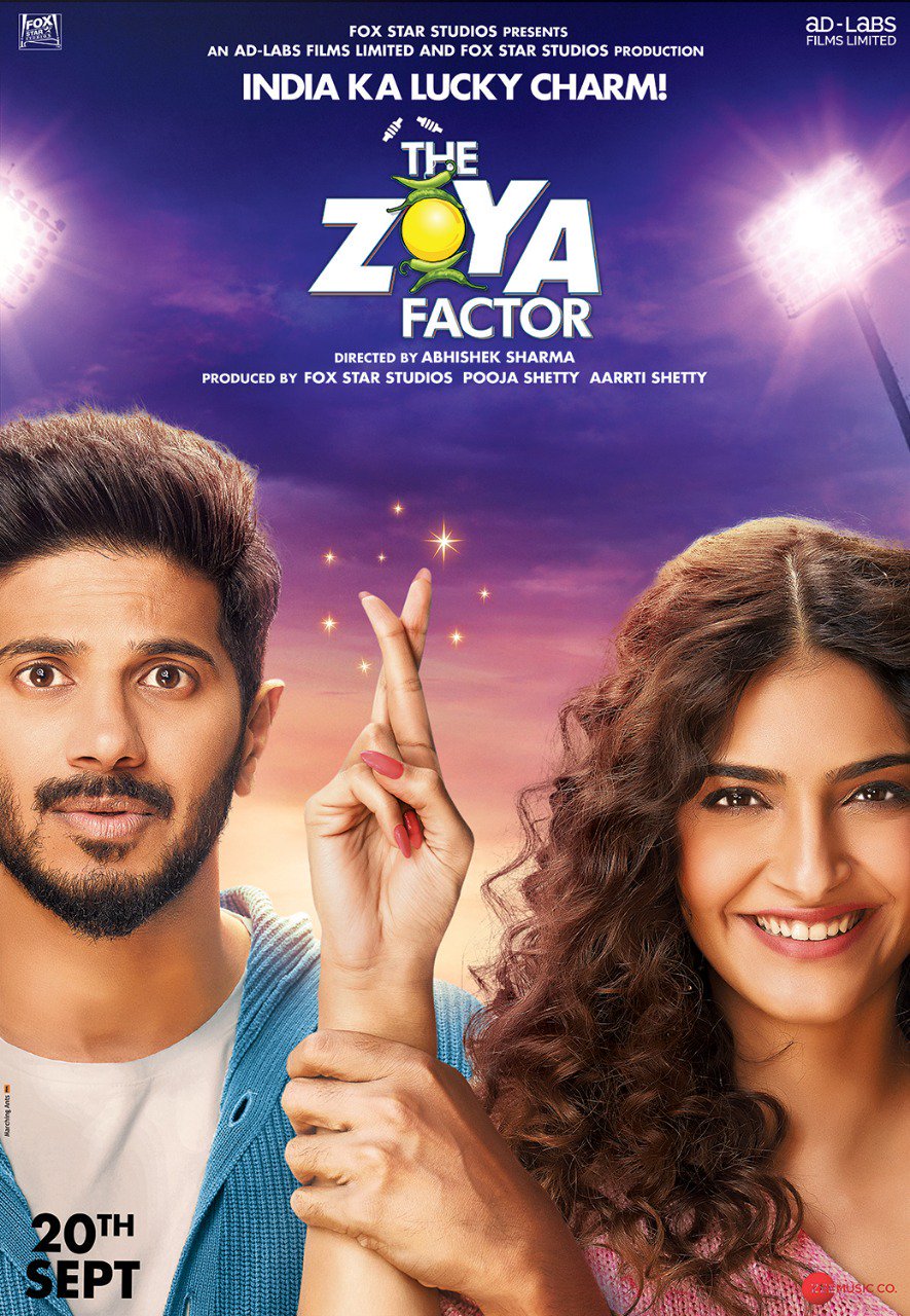 india movie poster design zoya factor