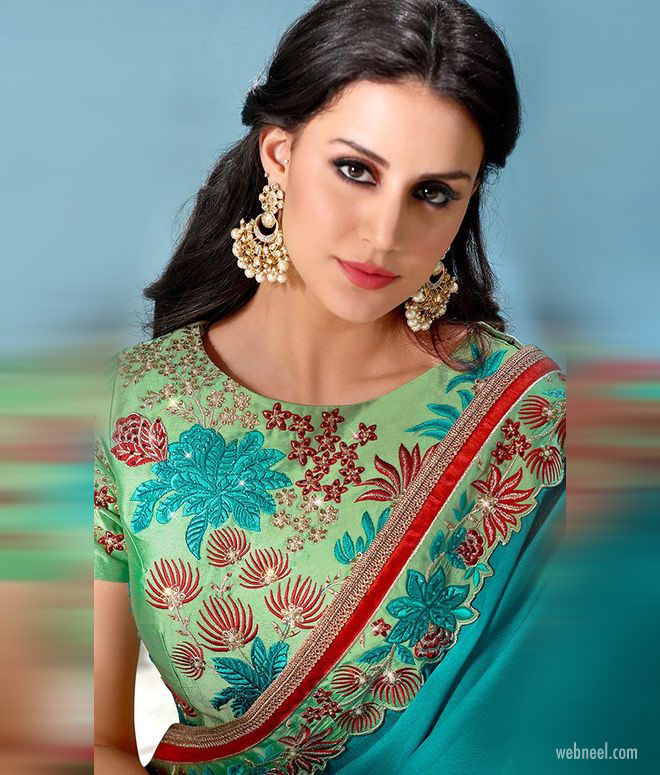 blouse design with embroidery work