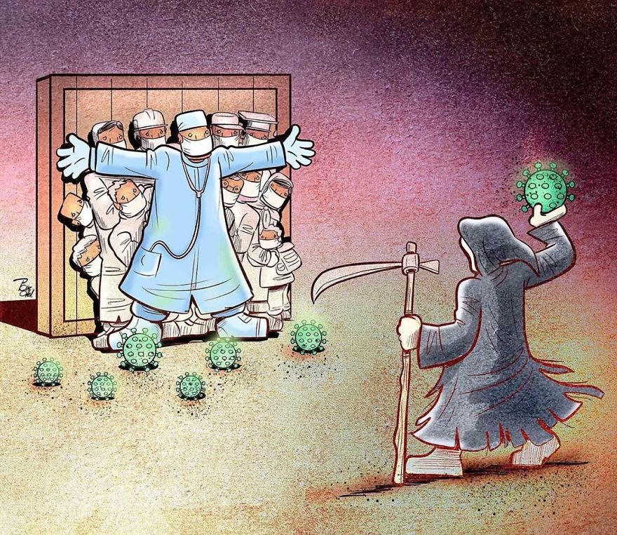 cartoon on doctors by alirezapakdel