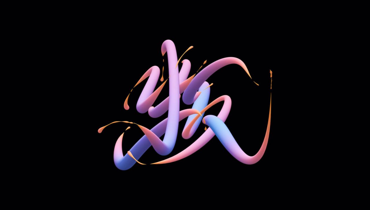 3d typography design by kongnok