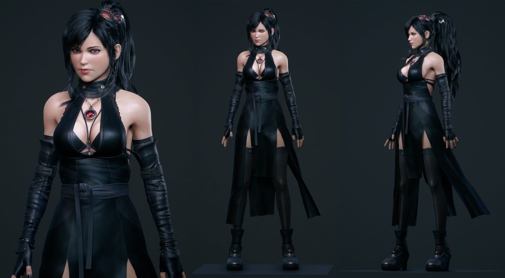 3d model character design erika
