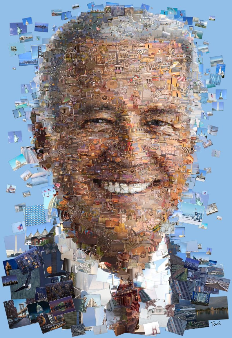 photo mosaic manipulation of joe biden
