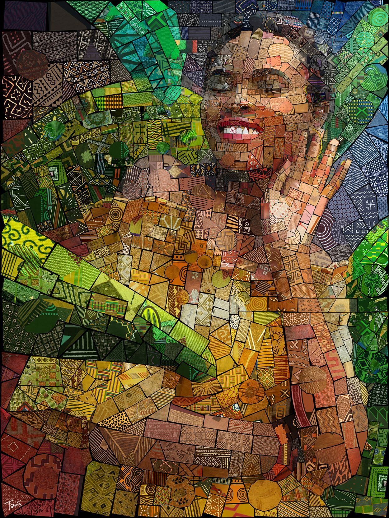 photoshop manipulation collage echoes of heaven african series