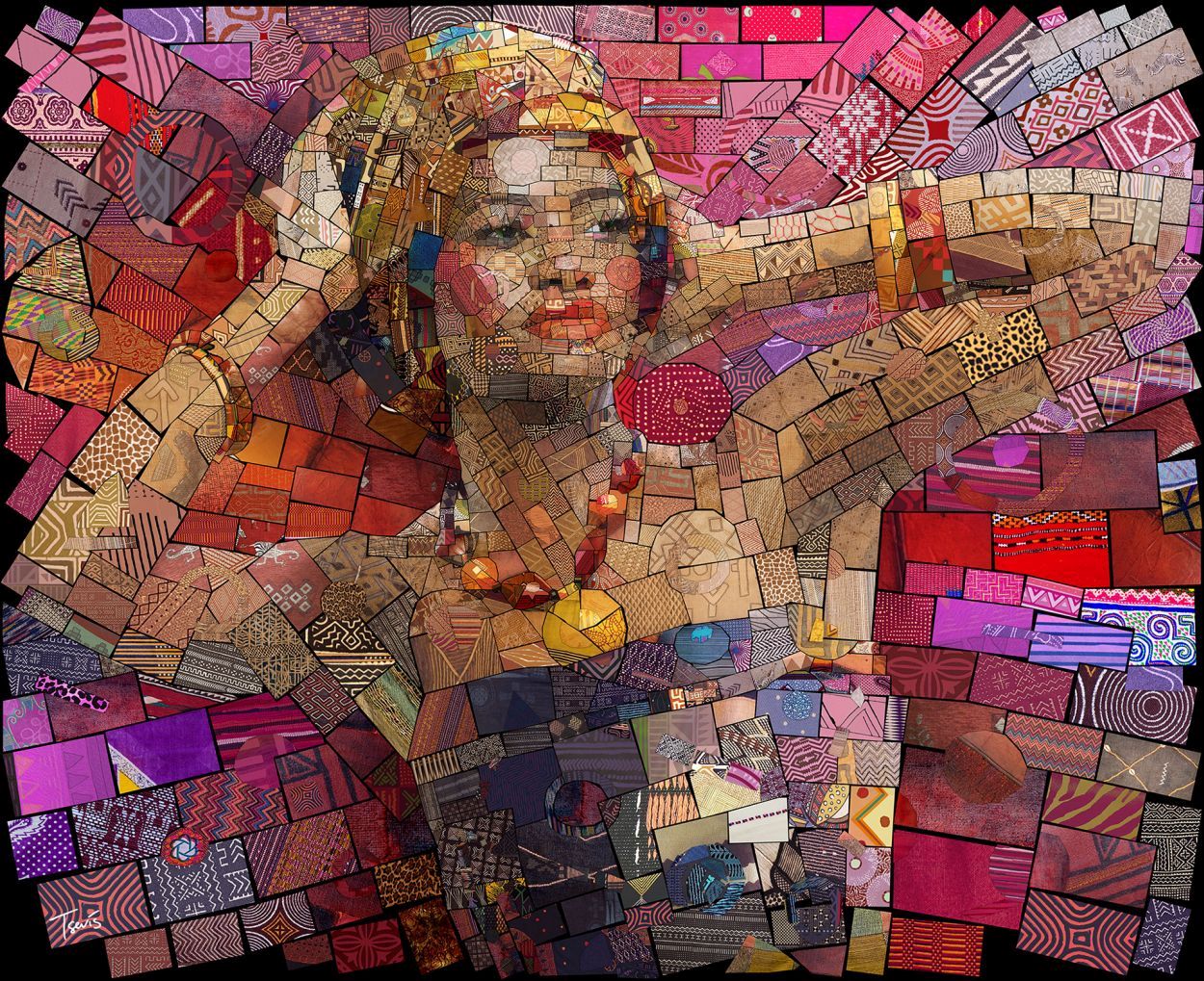 photo manipulation collage african series by charis tsevis
