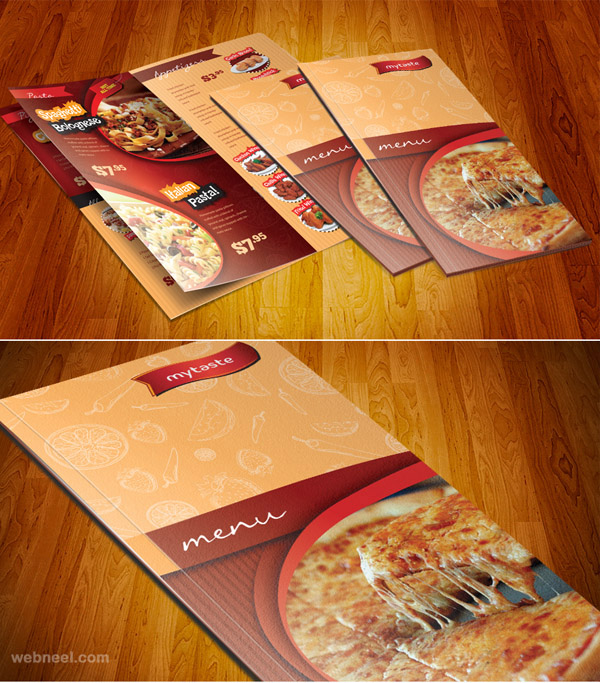 restaurant brochure design
