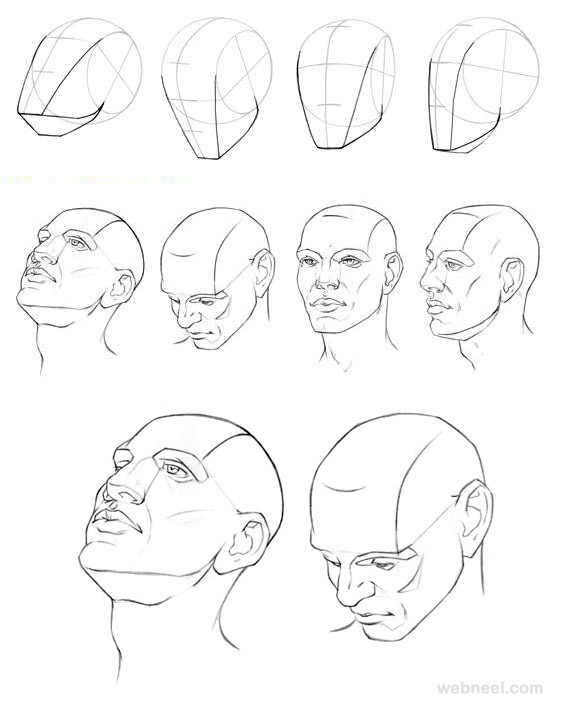 Update more than 156 basic sketch of face latest