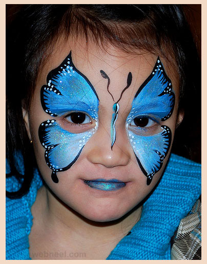Butterfly Face Paint 12