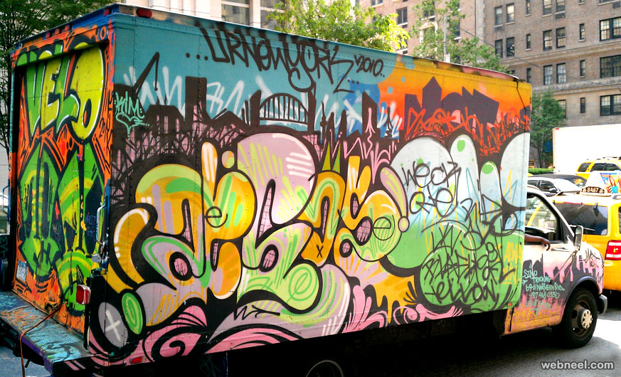 graffiti truck art
