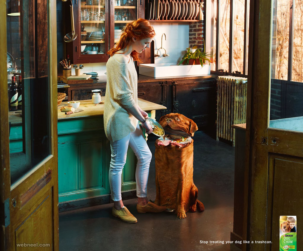 purina dog animal print ads