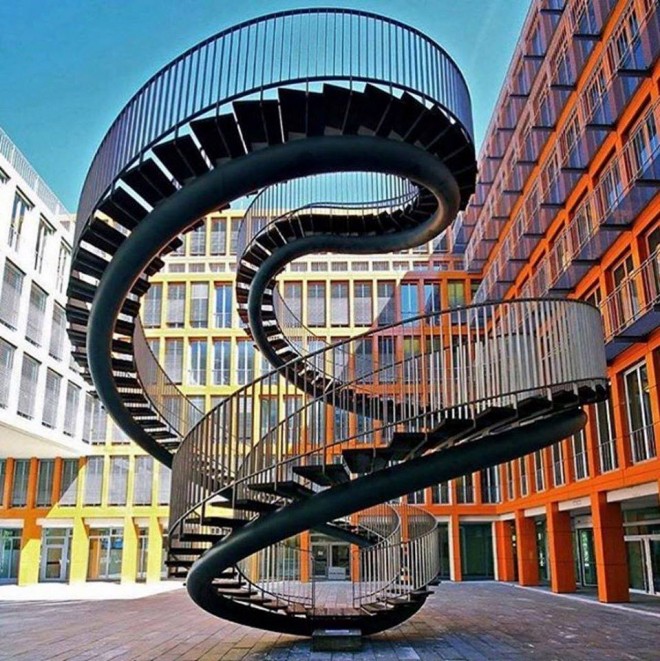 staircase outdoor sculptures by studio olafur