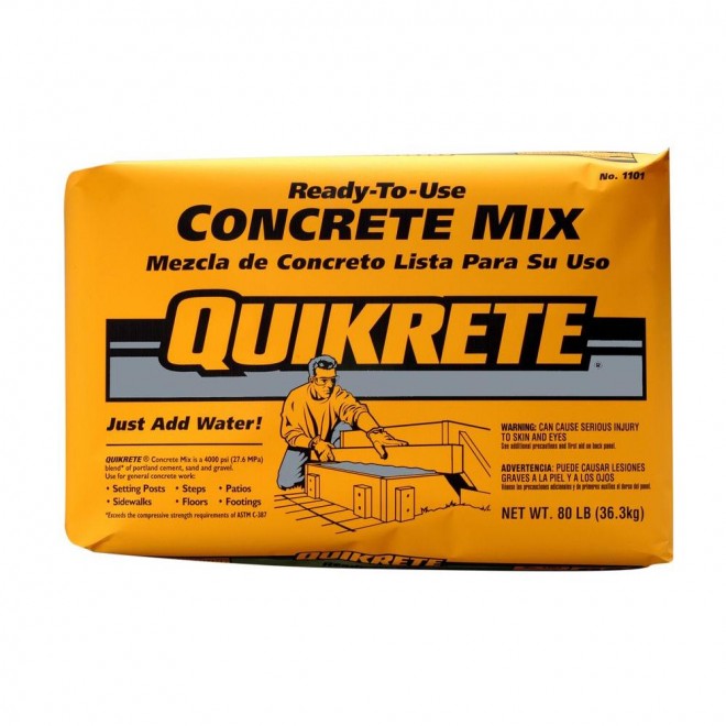 quikrete one bag wonder cement design