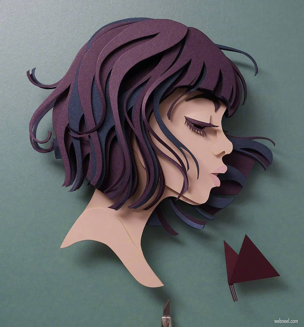 paper cutout art sculpture by john ed de vera