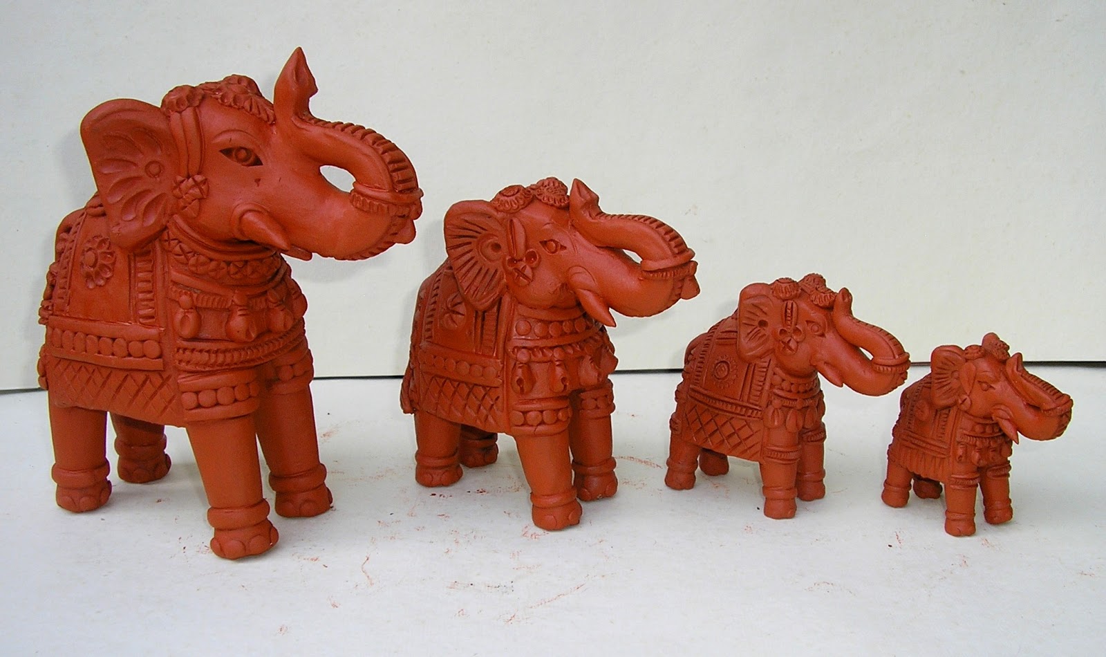 terracotta sculpture elephant by munusamy