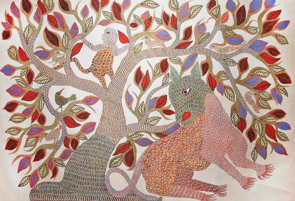 traditional gond art