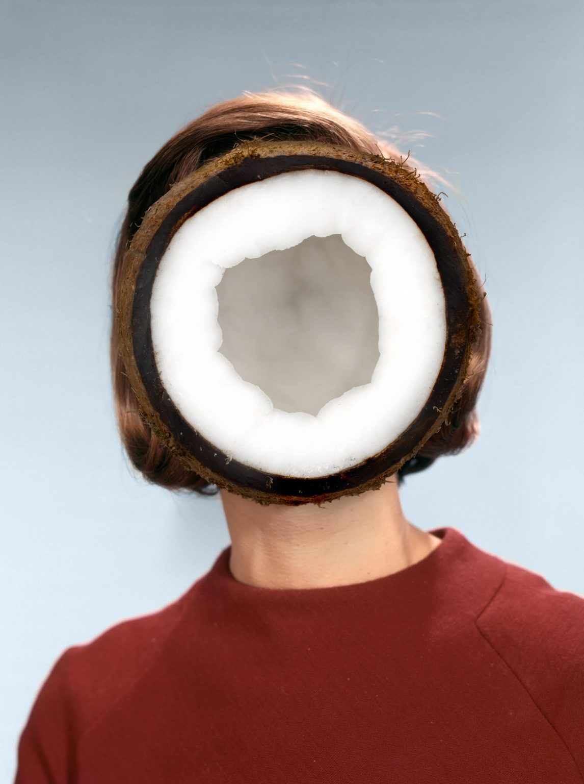 photo collage portrait coconut