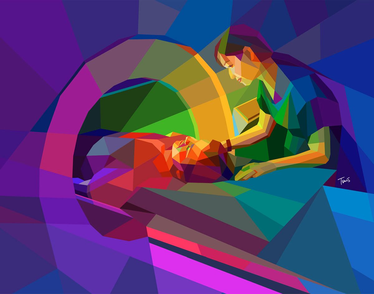 low poly digital illustration by charis tsevis