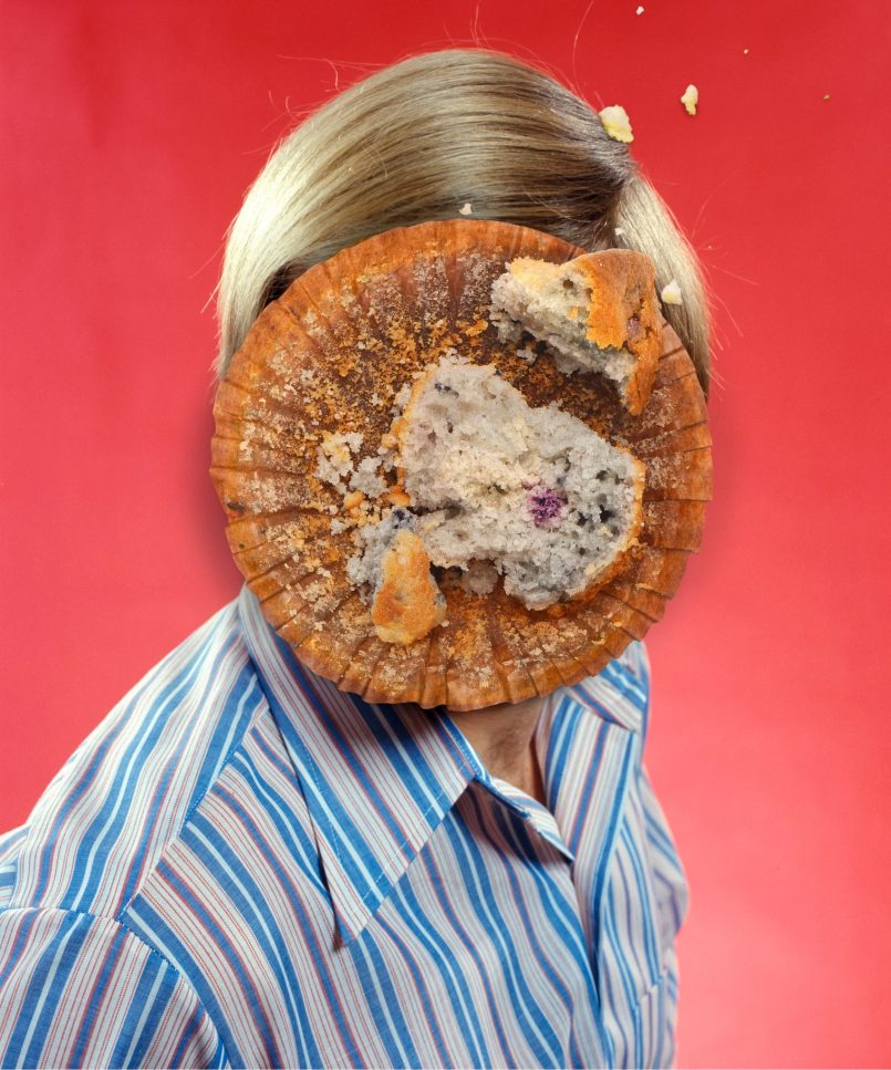 photo collage portrait cake