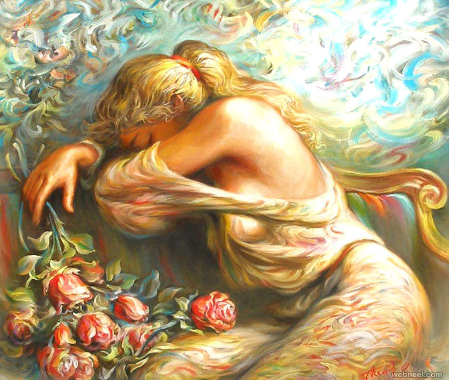 paintings by arkadiy ostrickiy