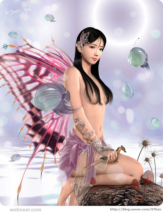 3d fantasy cg girl by kjun 9bzo7