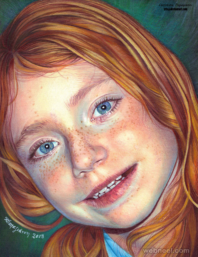25 HyperRealistic Color Pencil Drawings by Christina Papagianni