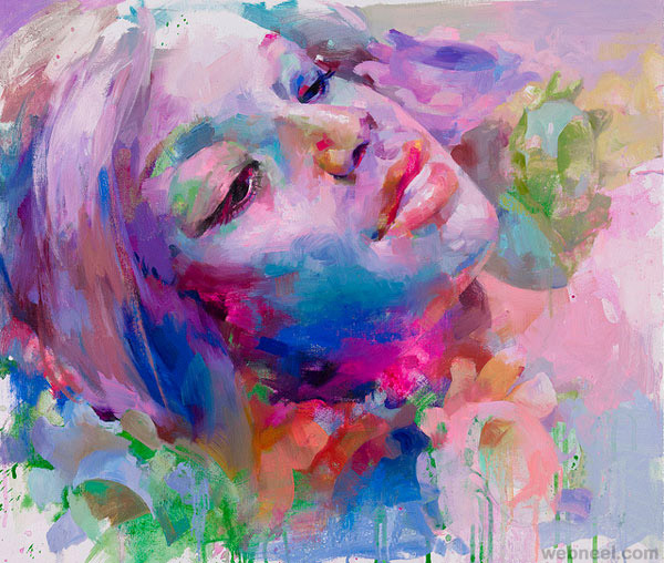 colorful painting by peihang huang
