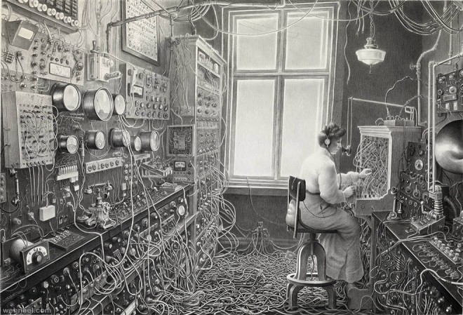surreal drawing by laurie lipton