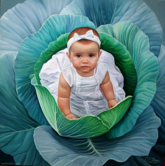 baby painting by raipun