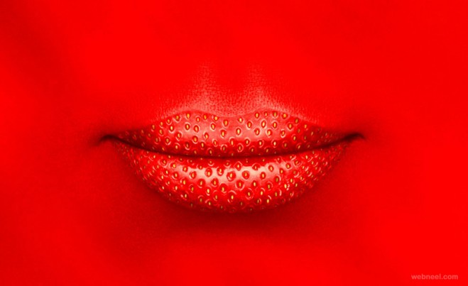 lips photo manipulation