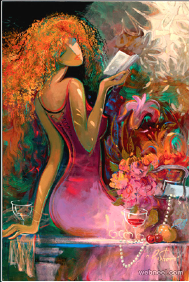 colorful painting by irene sheri