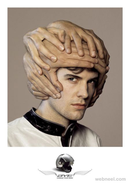 advertising ideas helmet