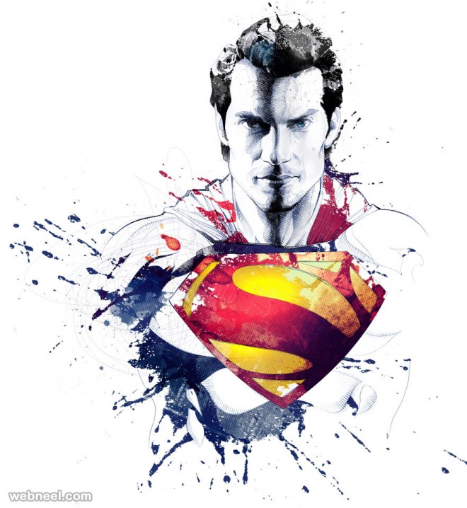 superman creative art by david despau