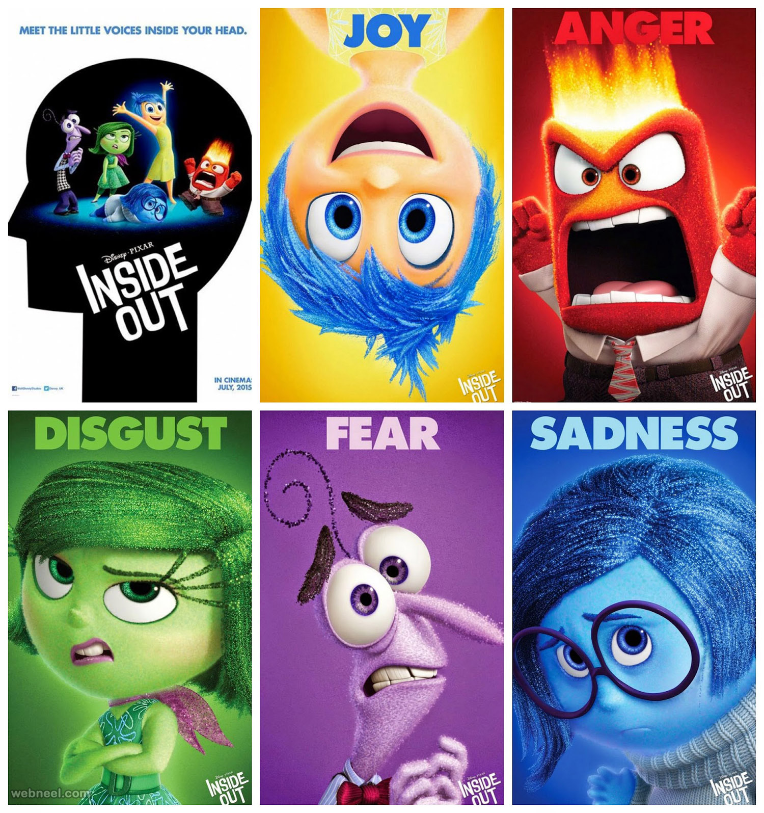 inside out animation movie poster