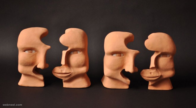 clay sculpture by matias sierra