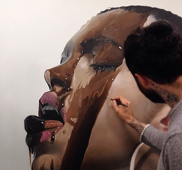 realistic painting by mike dargas