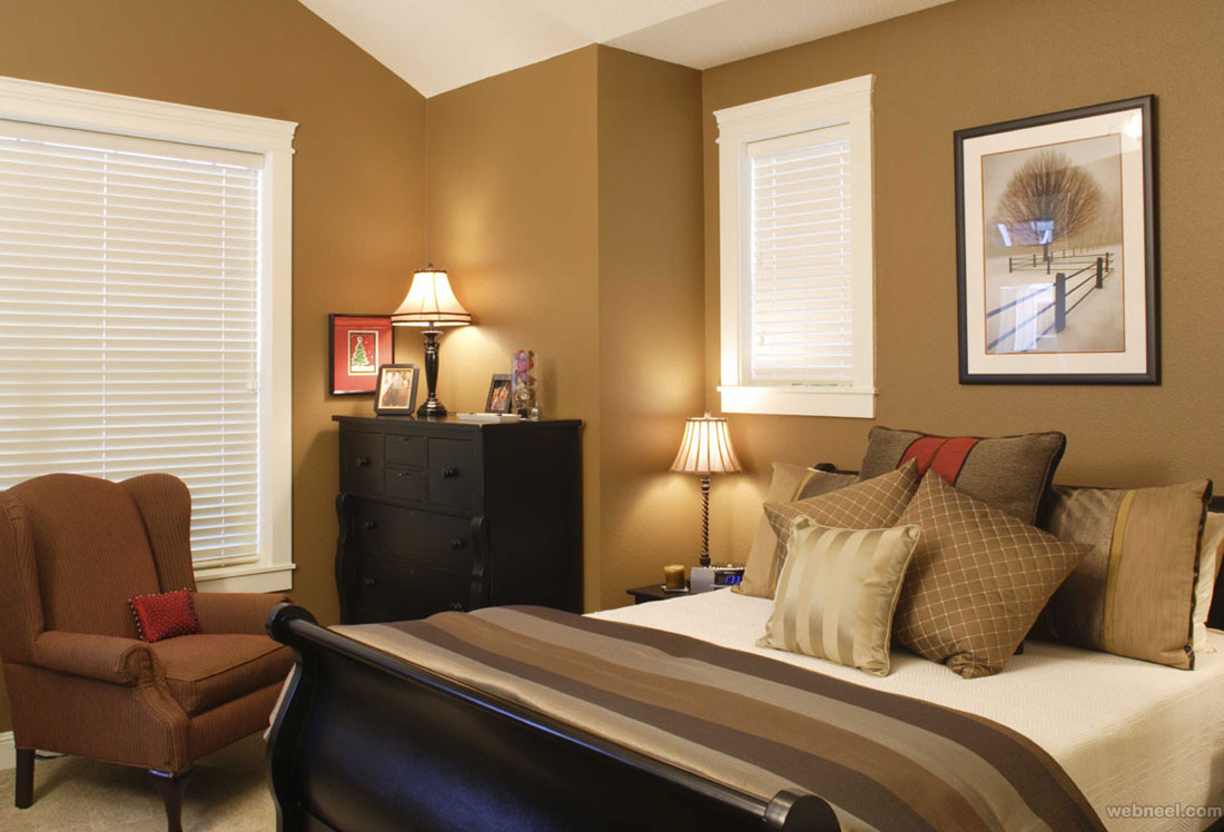 brown white bedroom color ideas