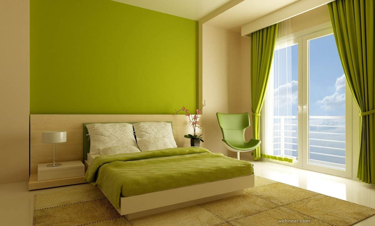 Leaf Green Bedroom Color Ideas 2
