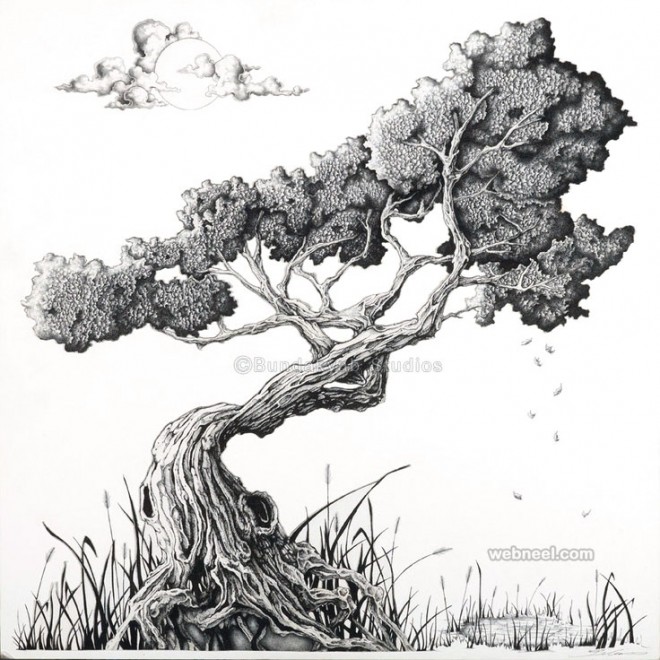 drawing tree by bundakyabstudios