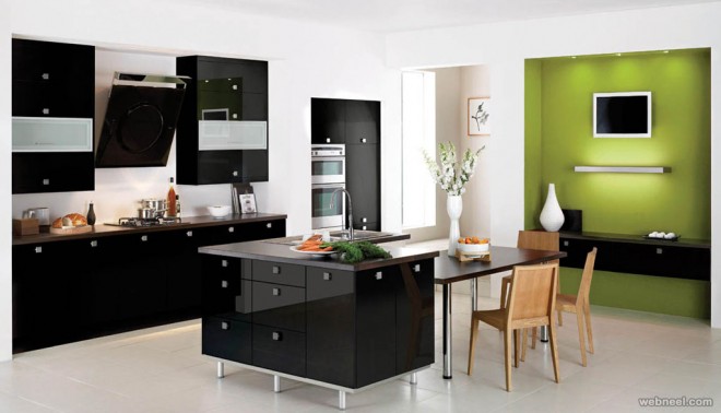 black white kitchen colour ideas